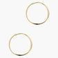 Skinny Hoop Earrings