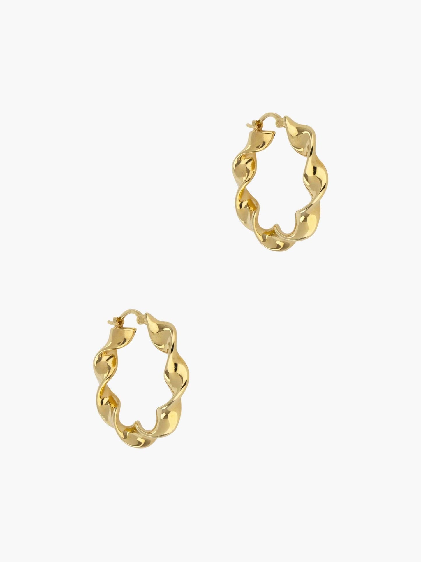 Twisted Hoop Earrings