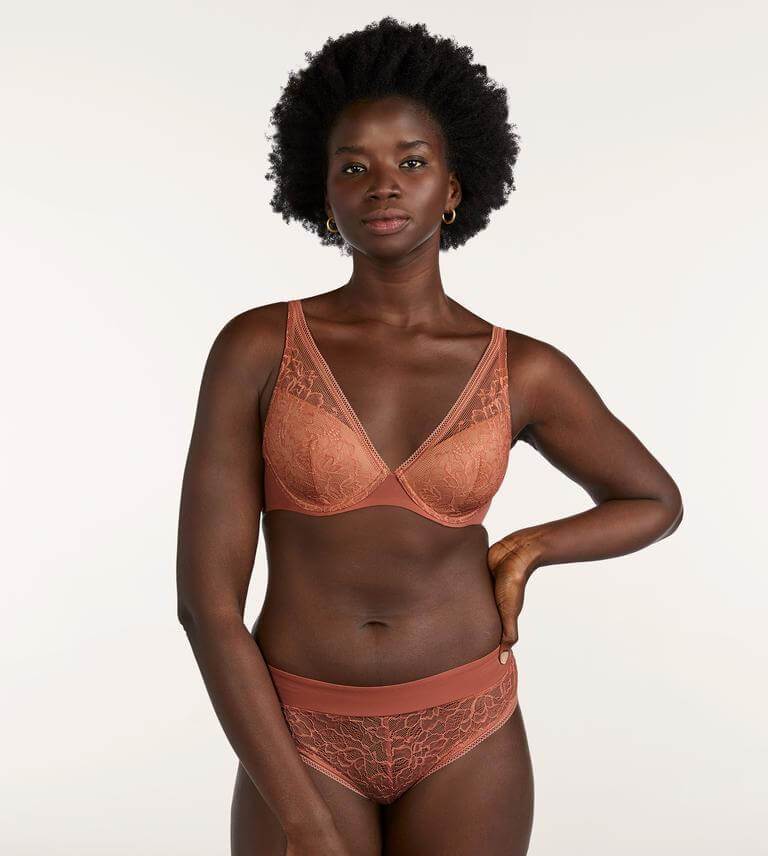 The Lace Plunge Bra