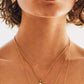 Diamond Detail In Gold Vermeil