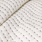 Lena-Stitched Velvet Quilt