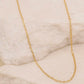 Beaches Mini Pearl Necklace Gold