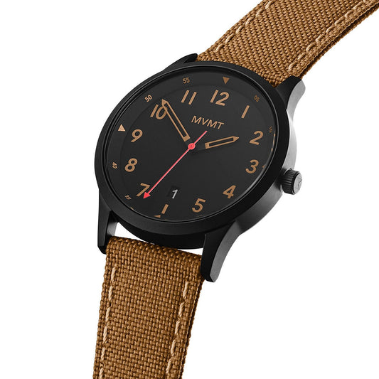 Men's Field Date Fabric Strap Watch