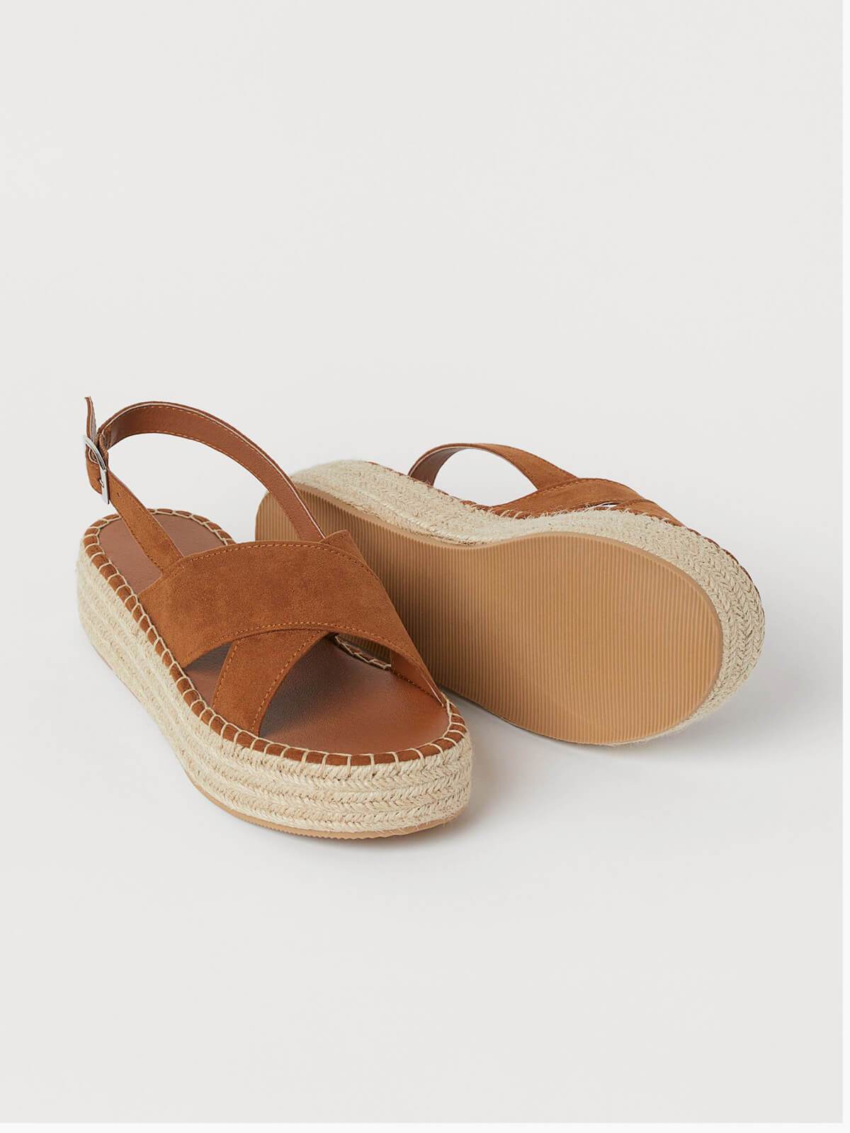Platform espadrille sandals