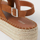 Platform espadrille sandals