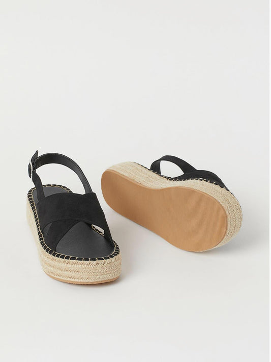 Platform espadrille sandals