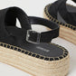 Platform espadrille sandals
