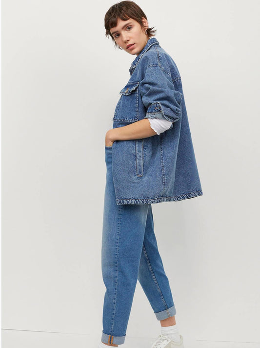 Relaxed Fit High Jeans