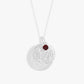 Solid Gold Small Round Necklace