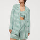 Linen Check Blazer
