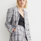 Linen Check Blazer