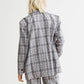 Linen Check Blazer