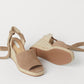Platform espadrille sandals