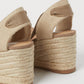 Platform espadrille sandals