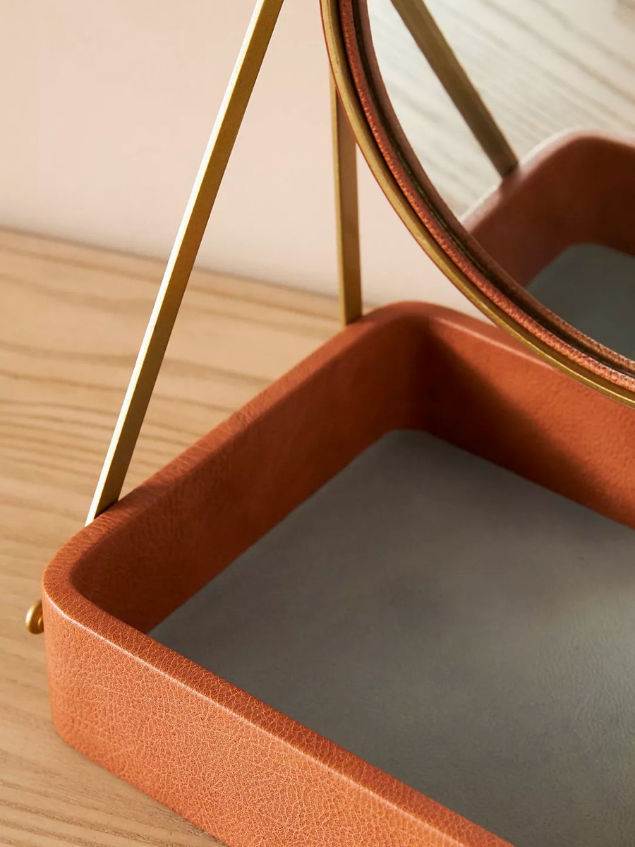 Oval Tabletop Mirror